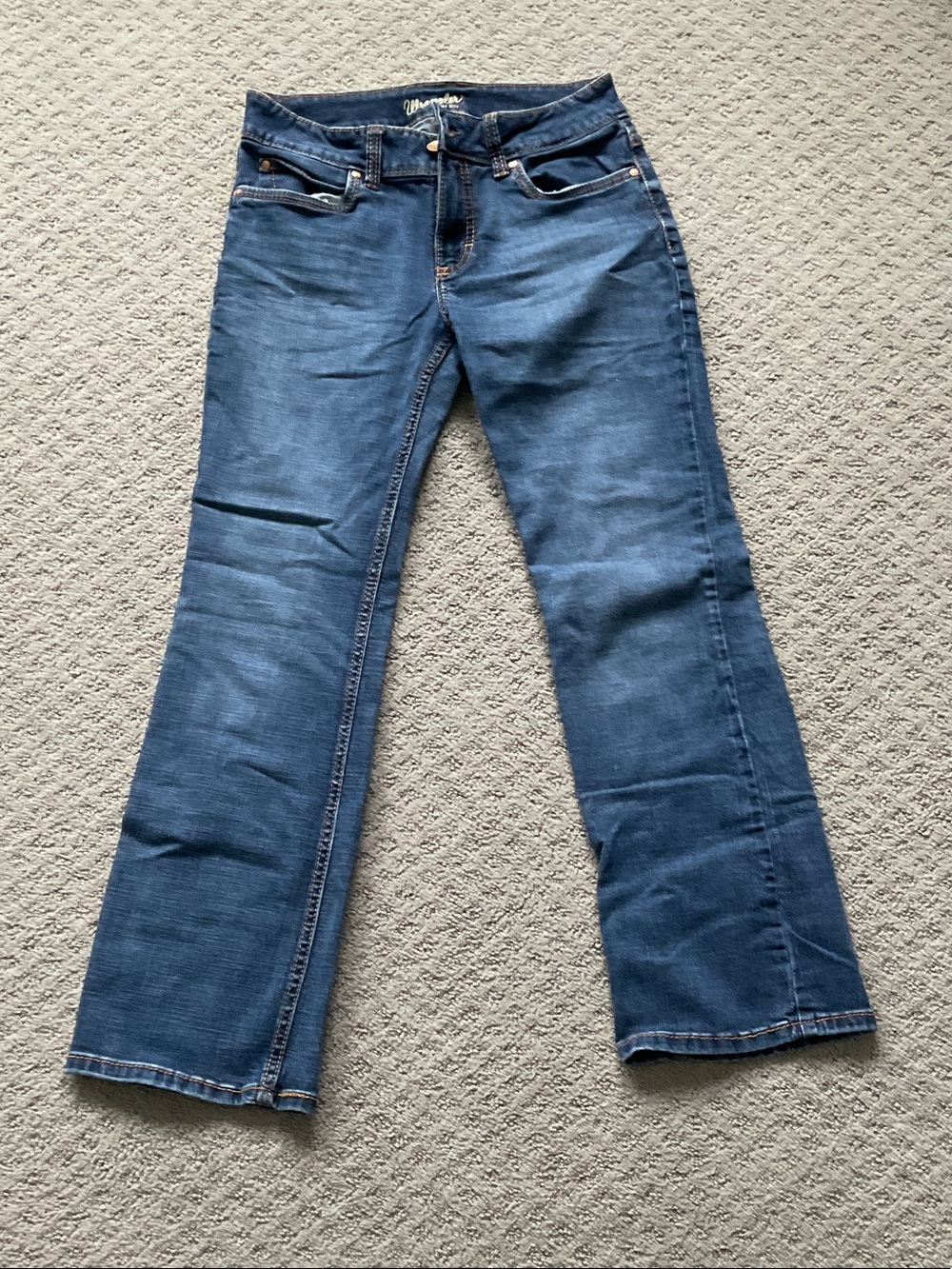 Wrangler Women's Dark Blue Bootcut Jeans 0563